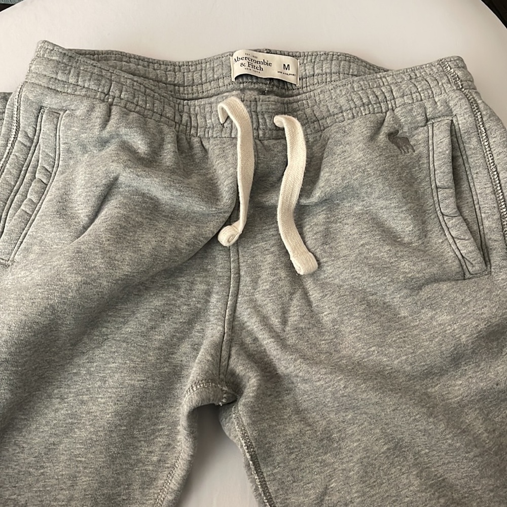 Men's Abercrombie & Fitch Athletic Joggers - Size medium Gray (used)